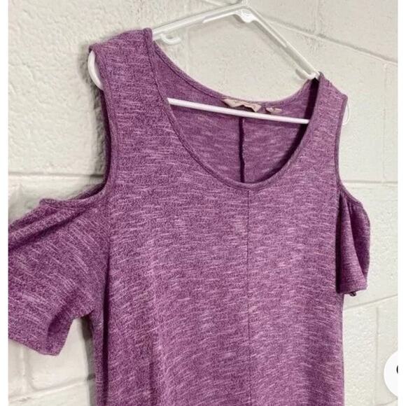 Soft Surroundings Electra Cold Shoulder Purple Maxi Dress NWT Size 2XL 1770 - Picture 4 of 11